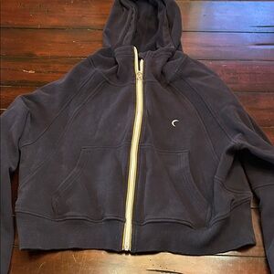 Navy Blue Zip-Up Hoodie